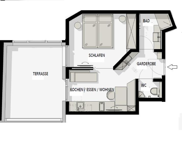 Appartements Aurikel Corso Ischgl Szoba fotó